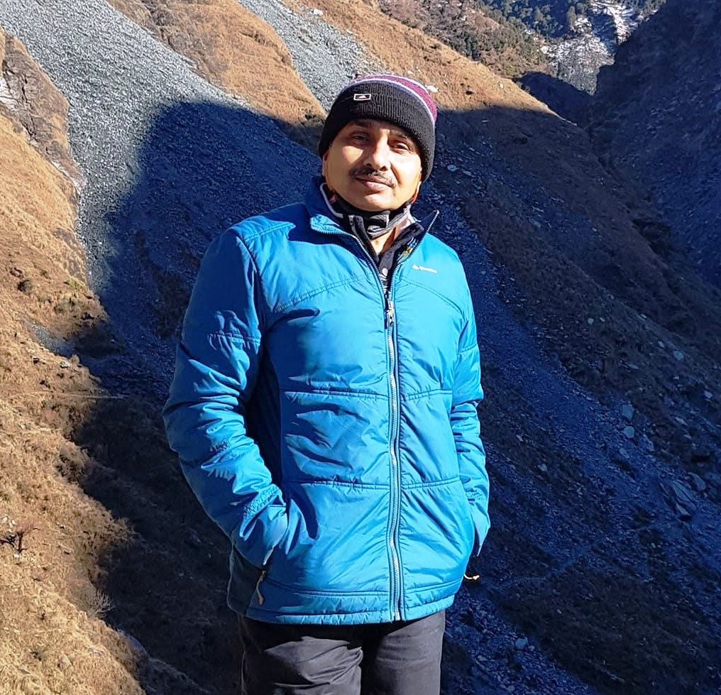 Birding with mentor Mr. Raja Ghosh